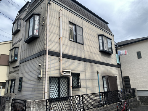 神戸市K様邸の外壁・屋根塗装施工前