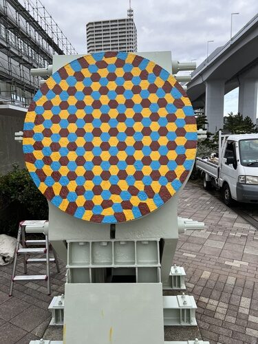 神戸市 オブジェ塗装 施工後 カラフルな特殊塗装 ペイントホームズ神戸北店